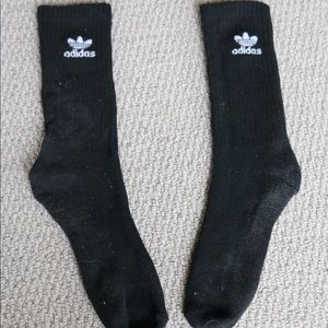 ADIDAS BLACK SOCKS
